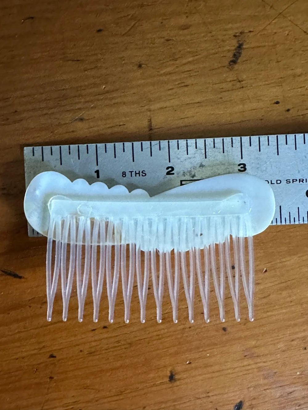 Morning Flowers Hair Comb MOP